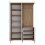Hanah Home Soporte de Entrada EA147 - 4486 Nogal y Blanco